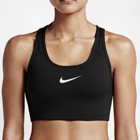 Nike Other - Nike Black Swoosh Sport Bra Sz M